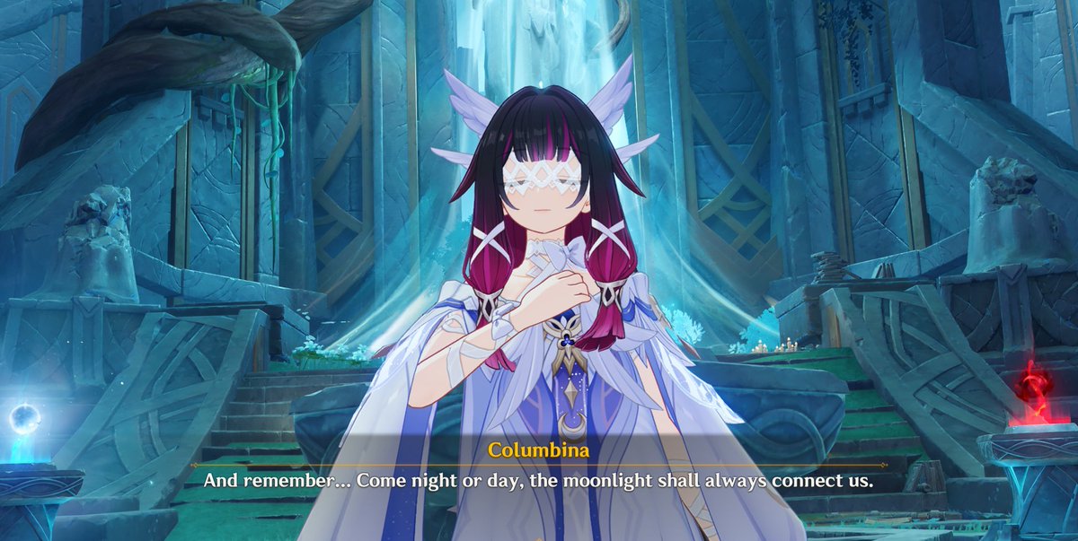 KitsuneSqueak's tweet photo. Happy 6th Anniversary to Genshin Impact!! I'm so grateful to be part of it, and for all the stories you guys tell me about how the game and Columbina have been part of your lives! Thank you for loving Columbina, thank you for loving Columbina and her dear Sandrone, thank you! https://t.co/yHQEgtsHQz