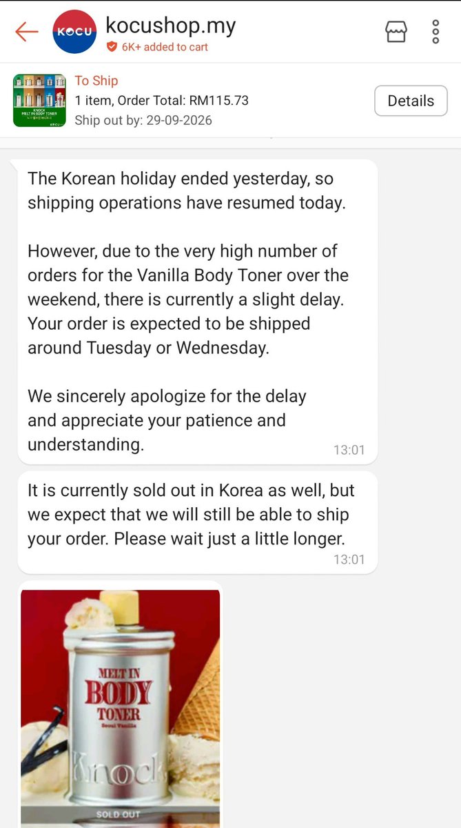 YeosangGlobal's tweet photo. After the product got sold out at the global store, the brand confirmed that's it's now sold out in  korea as well and that the demand for the product is very high. YEOSANG POWER IS CRAZY https://t.co/JD0roH89ez