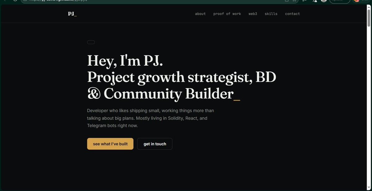 nexizytech's tweet photo. Oh well, we don’t just build simple, clean websites for brands and businesses.
We also build personal portfolio websites.

A client DM’d us looking for a personal portfolio website, and of course, we delivered.
Clean. Simple. Built around them.
NEXIZY, we build. You grow. https://t.co/8mRcjgsphv