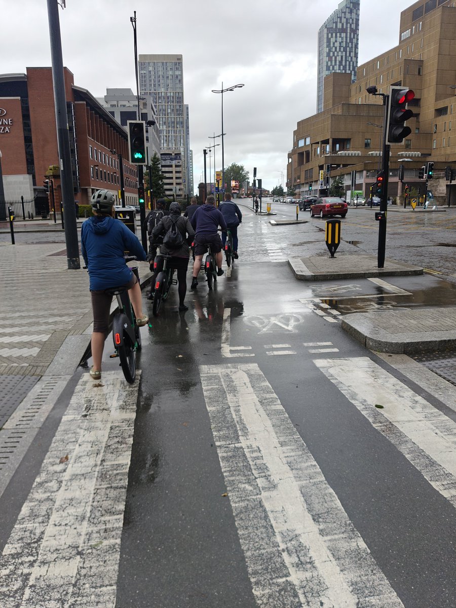 Plaistovian's tweet photo. It was great to join @LabourCycles, @livingstreets and Bolt for their walking and cycling tour at #LabCon26. Great to see Bolt's new bikes in action, including their new indicators. https://t.co/heVFk1Zmvo