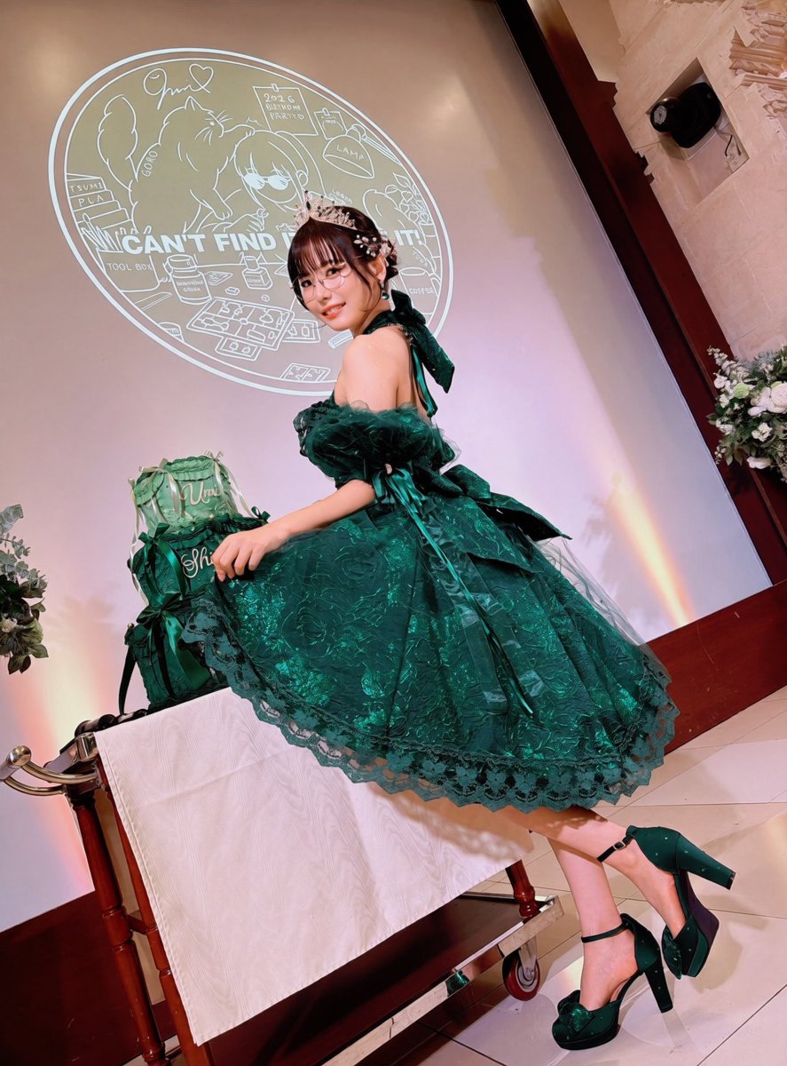 taka_enakofan's tweet photo. 【東雲うみ生誕祭2026・後夜祭💚】

さて、あとはすてきな深緑ドレスをまとったうみちゃんを見て、後夜祭もおしまい💚

うみちゃん、楽しい生誕祭ありがとー！
うみんちゅのみんなもありがとー！
また来年も楽しもうね✌️

#東雲うみ生誕祭2026 
#東雲うみ https://t.co/eNHPfibM5v