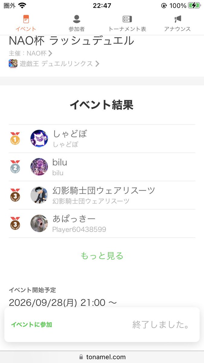 sdbLinks's tweet photo. 優勝しました
オトモダチ最強〜 https://t.co/oqA15LrhHK