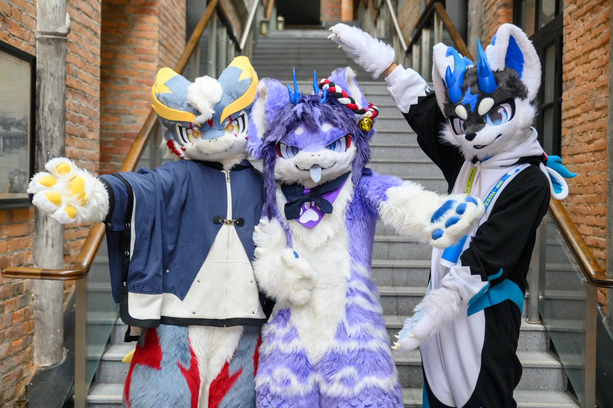 TAKASEIKATSU's tweet photo. 米雷たちと遊んだよ〜！みんなありがとう！
#FursuitEveryday https://t.co/QHxegHKsUG