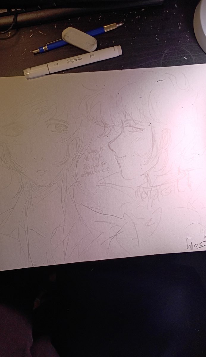 Peanut6021's tweet photo. Time to paint again because I'm sick #devilman #ryokira #akiryo https://t.co/FaSVqFg0Vk