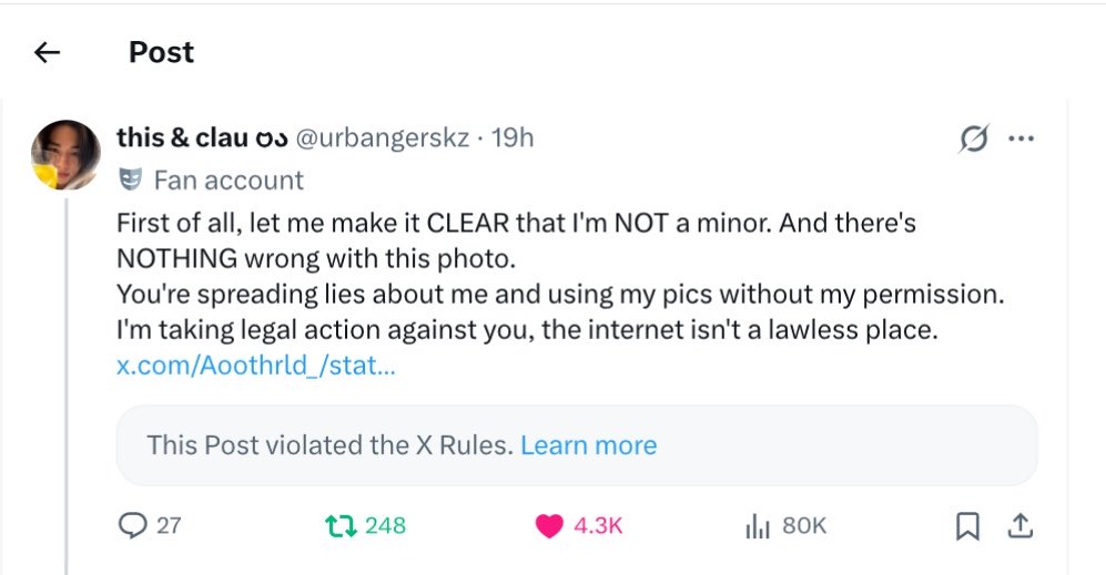 BangChanEmp_'s tweet photo. 🚨| GOOD NEWS!
Apparently reporting all her posts that contain stays photos with “NON CONSENSUAL - PRIVATE MATERIAL” works!
Let’s help the targeted stays to take down their photos from that account using this method on all the posts with photos 🙏🏻 https://t.co/6V8ARo5FmF