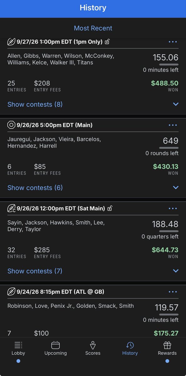 DFS__Oracle's tweet photo. Always a good weekend when the lineup hits the boosters 🚀🚀 https://t.co/rms1dQbNTQ