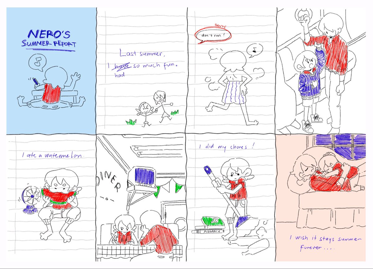 r26yz's tweet photo. n&amp;d - summer assignment https://t.co/iKihFXuy9o