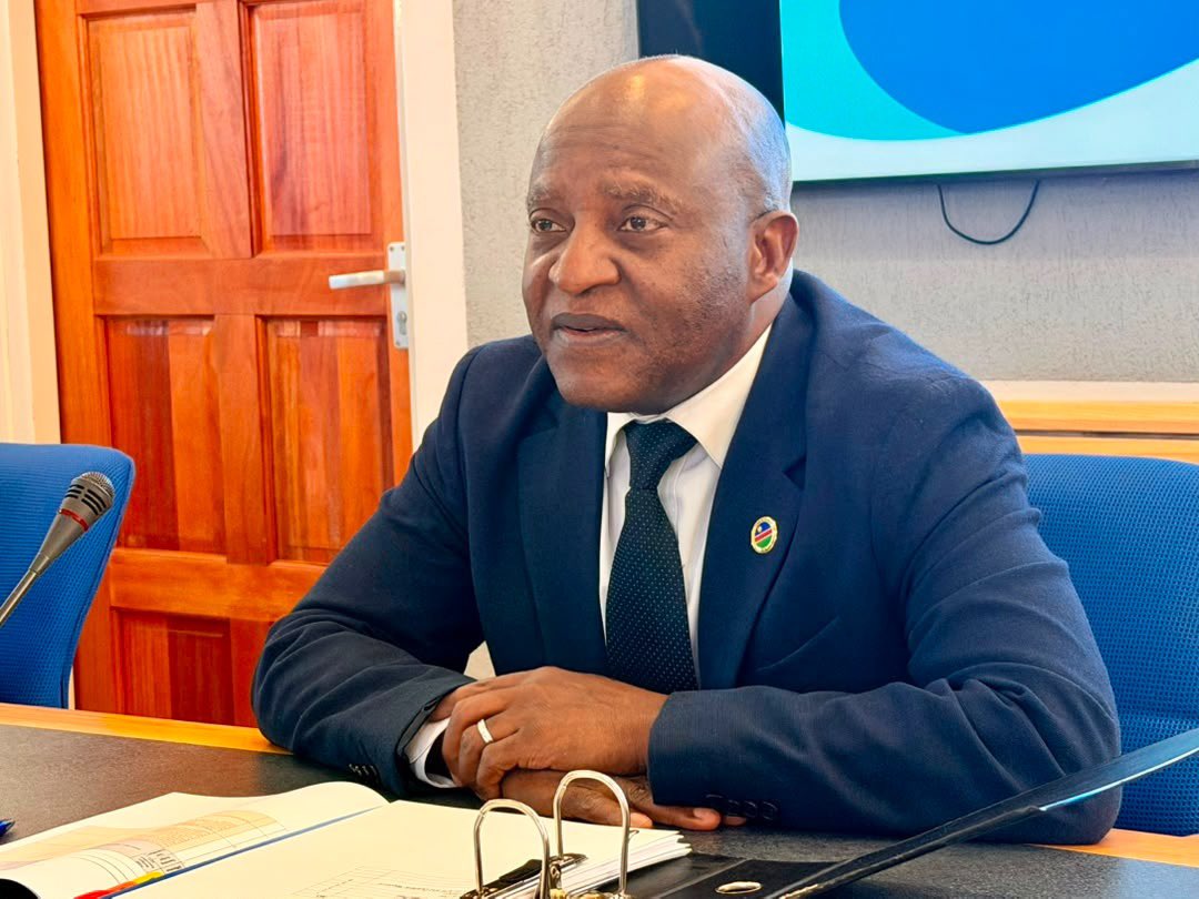 nampapress's tweet photo. UPDATED: Prime Minister Elijah Ngurare urged the Ministry of Information and Communication Technology (MICT), under Minister Emma Theofelus, to innovate and strengthen Namibia's knowledge economy.
1/2
(Photos: Contributed) NAMPA #MICT #OPM https://t.co/Js1aV6DIin