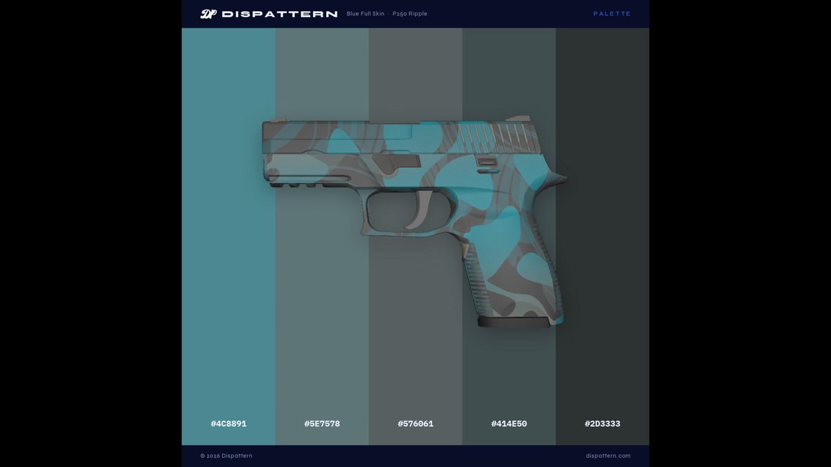 dispattern's tweet photo. Did you know?

The P250 Ripple max blue pattern is 975 and the worst pattern of it all is 396.

Check it out: https://t.co/W42W6O4tJW https://t.co/wj2hIjJzNM