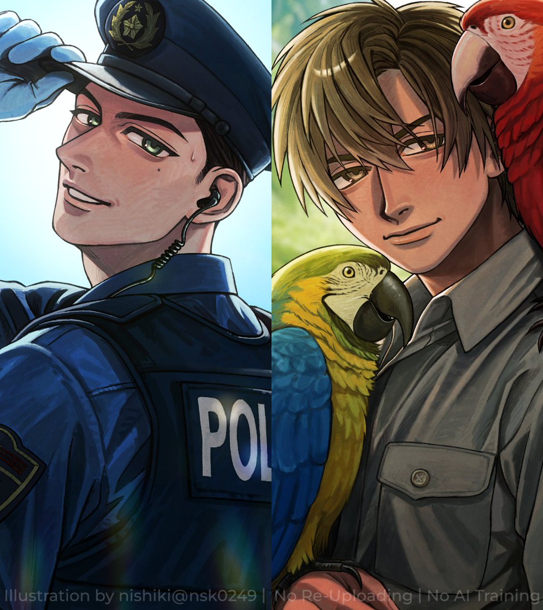 nsk0249's tweet photo. Skebリクエスト募集中です🌱
主に厚塗りでの男性キャラクターイラストを得意としています！
背景や小物、複数キャラのリクエストも対応可能ですので、ご縁がありましたら是非ご依頼ください！(版権🆖OCのみ🆗)
#Skeb募集中 #Skeb #commissionㅤ 

🔗https://t.co/9WX05602o5 https://t.co/ybfMYBY0E1
