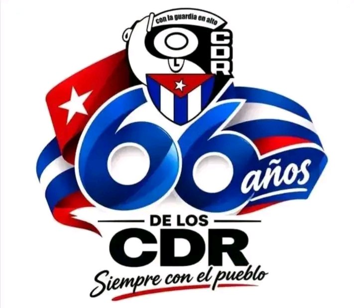 MonteElia78019's tweet photo. Felicidades a los @cdr_cuba, que desde hace 66 años siguen siendo pilares en la defensa de la Patria.Como dijo #Fidel:
"La historia de nuestra Revolución no se podría escribir sin la historia de los CDR."
#CDR66 
#CubaPorLaVida https://t.co/UyoPNpAey7