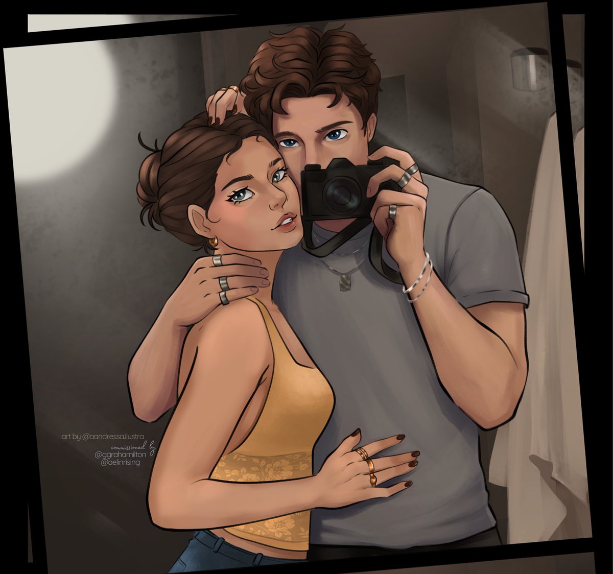 ggrahamilton's tweet photo. #OcCouplesWeek26 | day 2: love language 

"I love you, you know that?"(…)
"You love me too much."
She's not wrong about that.
She stands on her tiptoes, and even then, she can barely reach my lips. "I love you too much too.”

       — Gigi Graham 𑁍܀
         — Luke Ryder * ੈ https://t.co/omuZaA5Dva