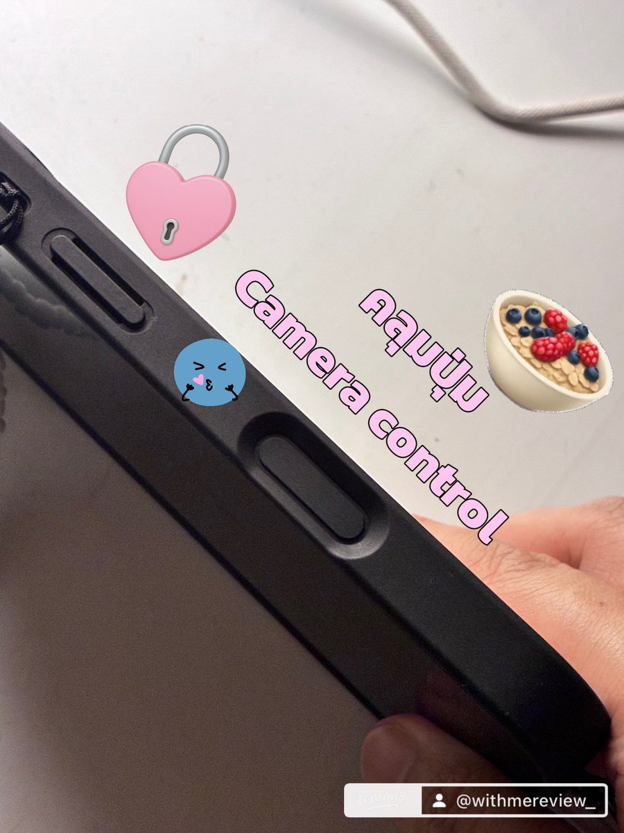 withmereview's tweet photo. @buddiieu ขอแนะนำอันนี้ค่ะ แบรนด์ไทย น่ารักมาก มีMagSafe ด้วย https://t.co/0SEOlwQs4j https://t.co/0IDltWP5u2