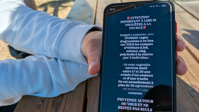 F_Desouche's tweet photo. En trois jours, vingt agressions signalées sur les campus d’Orléans (45), douze plaintes déposées… des étudiants réclament plus de sécurité

 https://t.co/fE7ArQdrRc https://t.co/WwUx05nygP