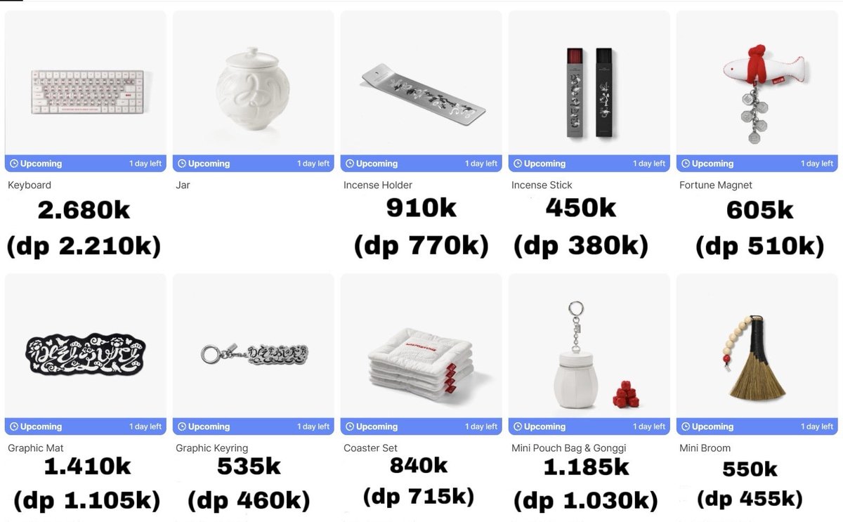 flowivyystore's tweet photo. ⭐️Open Pre-Order⭐️

💜Dalmajung BTS 2026💜

📌keyboard
📌incense holder
📌incense stick
📌fortune magnet
📌graphic mat
📌graphic keyring
📌coaster set
📌mini pouch bag and gonggi
📌mini broom
📌bracelet
📌necklace

✅EMS tax
❌packing+adm 🍊
🟡harga bisa berubah, sesuai berat https://t.co/GR76rfhwMq