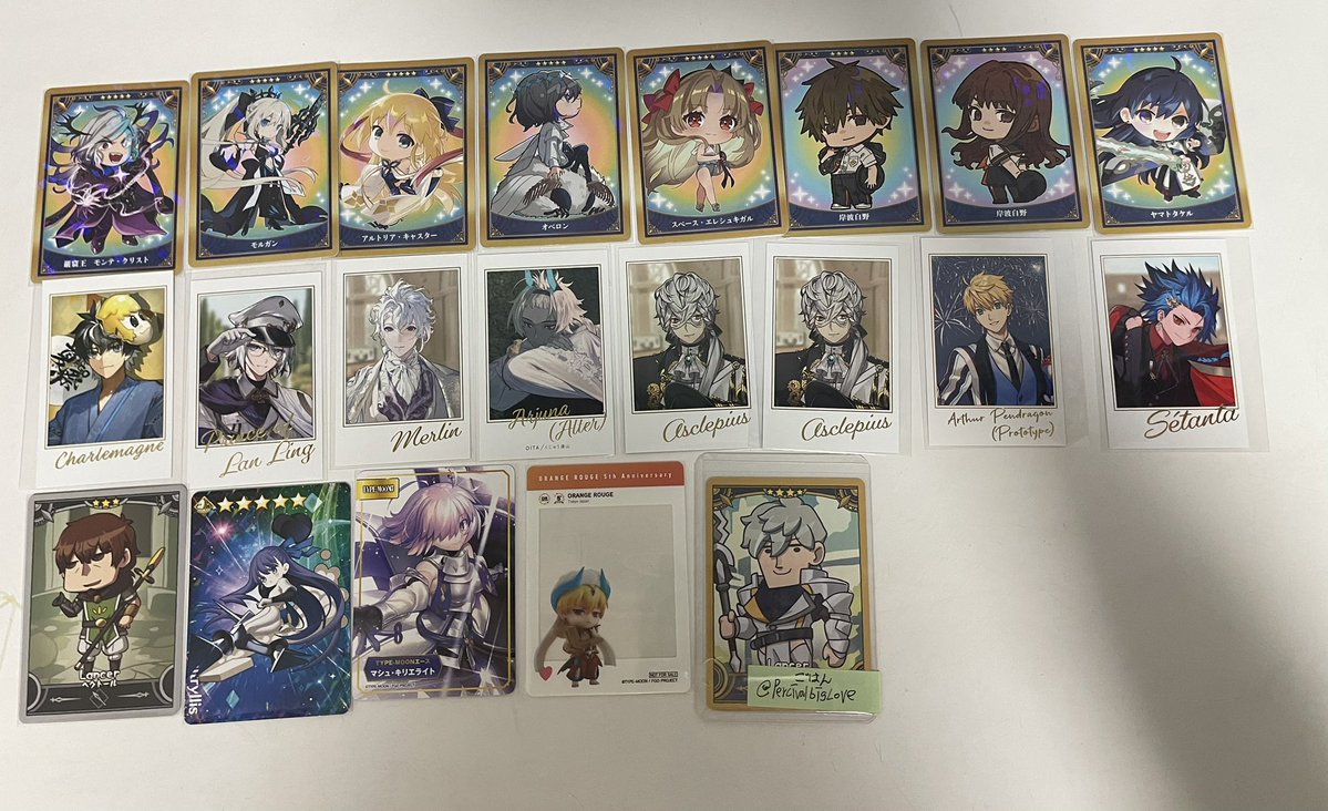 percivalbiglove's tweet photo. 【交換/譲渡】FGO fes ポートレイト ポトレ コレカ

求)2枚目or 其方の希望金額＋送料

譲)画像参照

交換最優先
譲渡はキャラにより条件があります、抱き合わせあり
リプやDMからでもお気軽にお声掛けください https://t.co/3wrzH7iVvd