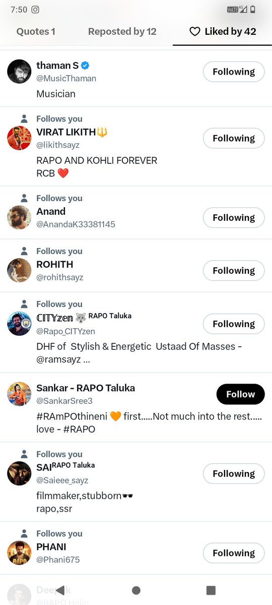 RAPO_Holic's tweet photo. Eppudu Like Kottav Bro @MusicThaman 

#3YearsForSkanda https://t.co/noy2qORx2W