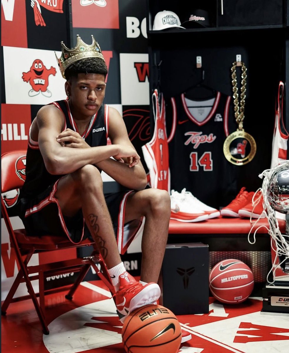 NEXTGENPROSP's tweet photo. NEWS: 3⭐️ 2027 WESTERN KENTUCKY COMMIT- 6’8 Wing Armani Byrd (@ArmaniByrd14) of Warren Central (KY) was on his official visit to Western Kentucky University this weekend. https://t.co/wIXW6y48Zo