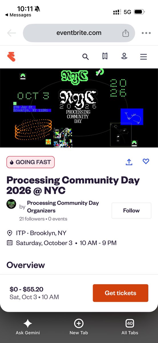 mhui1109's tweet photo. best nyc tech x culture events this week 9/28:

wed 9/30:
- field conditions: Incubating media arts in nyc (w/ @newmuseum & rhizome, prominent nyc new media orgs!!)

thu oct 1:
- ai demos: media w/ @ElevenLabs @profound and more!

fri oct 2:
 - creative breakfast club @betaworks (cool nyc incubator/vc)

sat oct 3:
- processing community day (full day creative coding talks/workshops @ nyu)