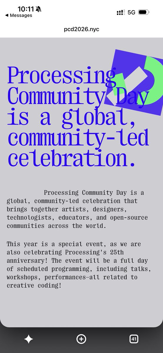 mhui1109's tweet photo. best nyc tech x culture events this week 9/28:

wed 9/30:
- field conditions: Incubating media arts in nyc (w/ @newmuseum & rhizome, prominent nyc new media orgs!!)

thu oct 1:
- ai demos: media w/ @ElevenLabs @profound and more!

fri oct 2:
 - creative breakfast club @betaworks (cool nyc incubator/vc)

sat oct 3:
- processing community day (full day creative coding talks/workshops @ nyu)