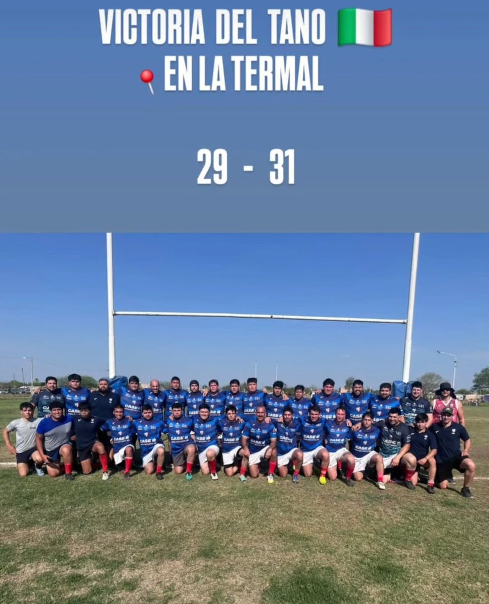 AsocItalianaCh's tweet photo. Rugby

Victoria de Asociación Italiana 31 a 20 ante Águilas en Roque Sáenz Peña.

El tano obtuvo el pasaje a la final del Torneo Clausura del Interior. https://t.co/XFIsFBuh8v