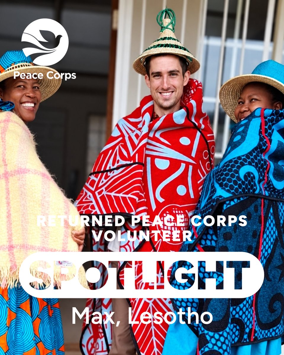 PeaceCorps's tweet photo. @CoSchoolofMines welcomed its first two Coverdell recipients this semester. 🕊️ Returned Peace Corps Volunteers Max and Westley are now pursuing master’s degrees in Humanitarian Engineering and Science, building on experience they gained while serving in Lesotho and Morocco. Their service abroad is now shaping the work they’ll carry into careers and communities here at home.

Learn more about Coverdell opportunities: https://t.co/nhs20Z1FAo