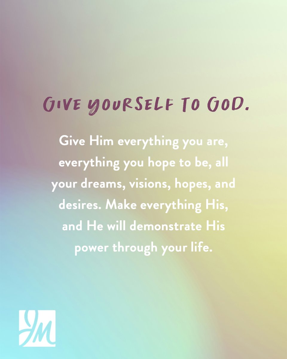 JoyceMeyer's tweet photo. "God, today I give You my all: my hands, my mouth, my mind, my body, my money and my time. Everything I have is Yours. I want to do Your will today. In Jesus' name, Amen!" https://t.co/MyiTFeUp7n