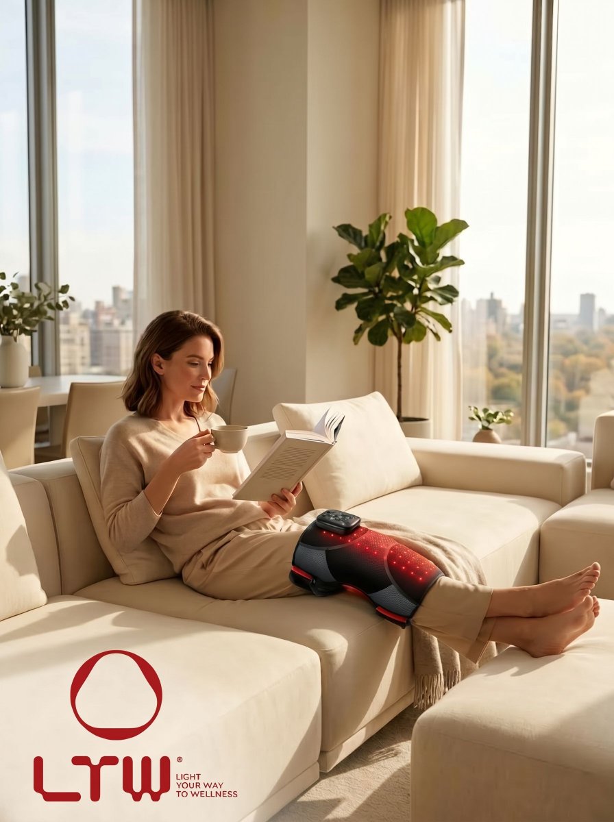 LTWwellness's tweet photo. POV: your ideal afternoon.
A good book + some quiet time + knee care. 📖☕️

#LTWWellness #RedLightTherapyForKneePainRelief #RedLightTherapy #KneeCare #SelfCare https://t.co/OHCToMpgC4