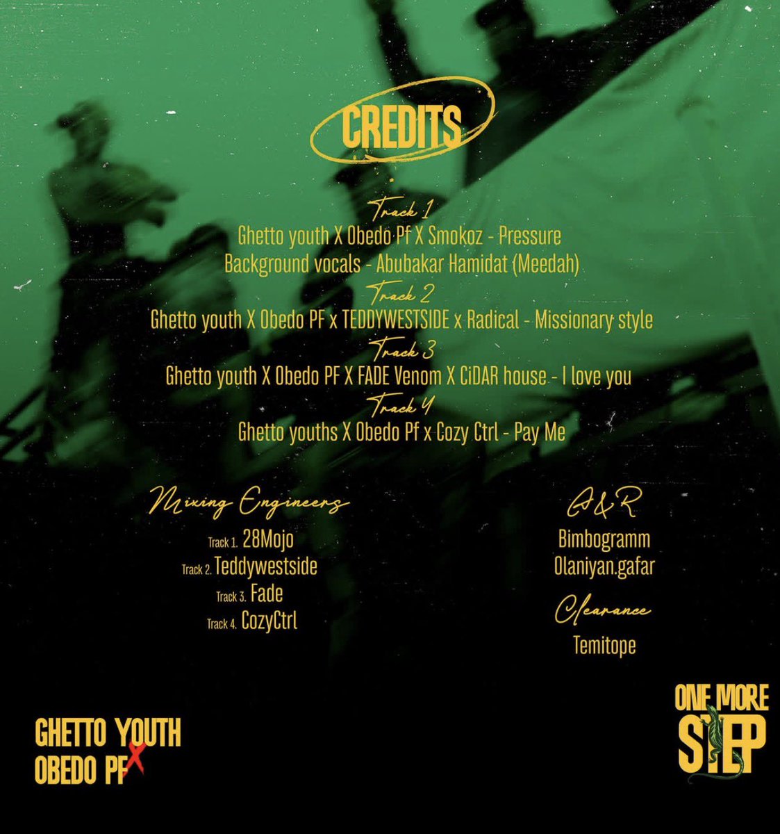 Bimbogramm's tweet photo. Onemorestep Out now ! 
A&amp;R by me &amp; the gang https://t.co/nHlpK8Y9Nr
