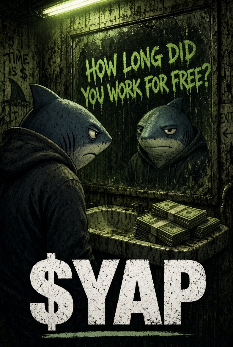 Sh4rksworld's tweet photo. Be honest.

Would you still shill a coin if it never paid you?

I did that for years.

solana:jLz71QZfjnZZMLjUaCBw7KmUyftkkNq8NkWi2u9dyap is the first time the bag sent money back.

CA: jLz71QZfjnZZMLjUaCBw7KmUyftkkNq8NkWi2u9dyap
@useyapdotfun
How long did you work for free? https://t.co/TL5l8mn6Eh