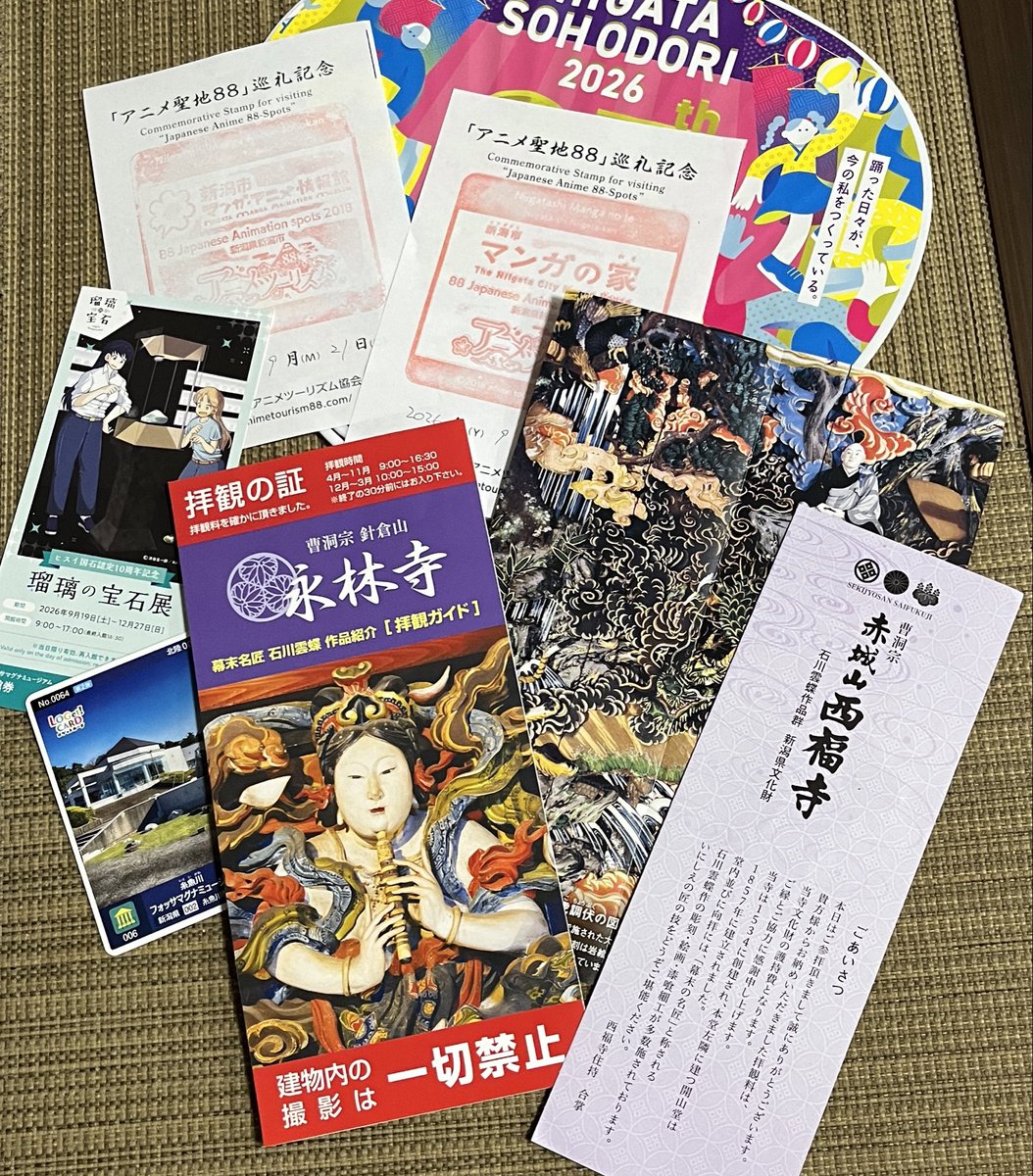 So4nknF's tweet photo. 塗り途中の女子ちゃん
→石川雲���の彫刻､引き���まれました✨糸魚川のフォッサマグナ、新潟市のアニメ・マンガのいろいろなゆかり巡りもよかったです👍 https://t.co/Ry1t9Tb8FX