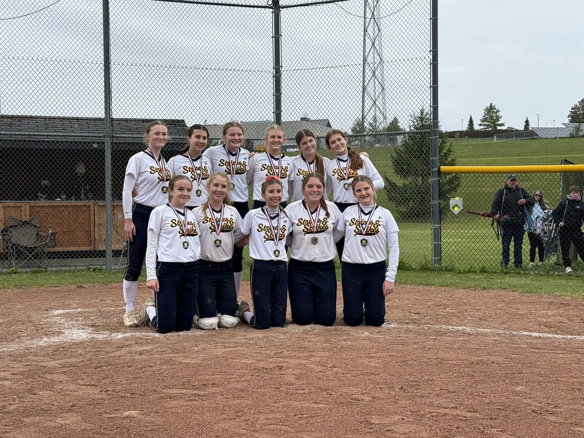 alinapatt50's tweet photo. Yesterday our team won the SUNY- Morrisville NY tournament @MorrisvilleSB. We played against all 16u teams as a 14u team.
Pitching Stats-
-12 Ks in 13 innings 
- ERA was 0 in the semifinal game
-WHIP 0.83 in the semifinal game  
Batting Stats-
- 2 doubles 
- 5 singles 
Go S&amp;S! https://t.co/7pa4XxnIKb