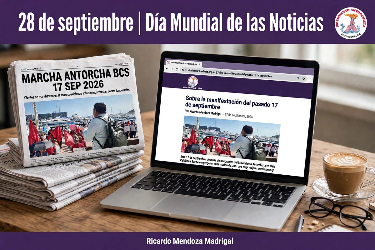 OdracirMM09's tweet photo. 28 de septiembre | Día Mundial de las Noticias 📰📻 https://t.co/47aXru8zJv