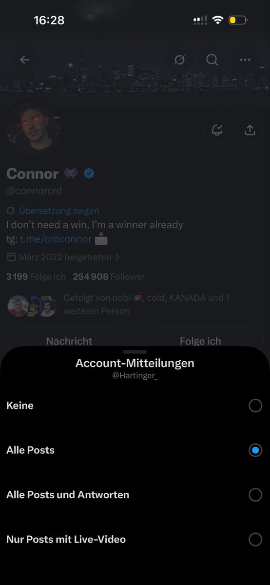 Hartinger_'s tweet photo. @connorcrd https://t.co/PsDzWJEIK1
