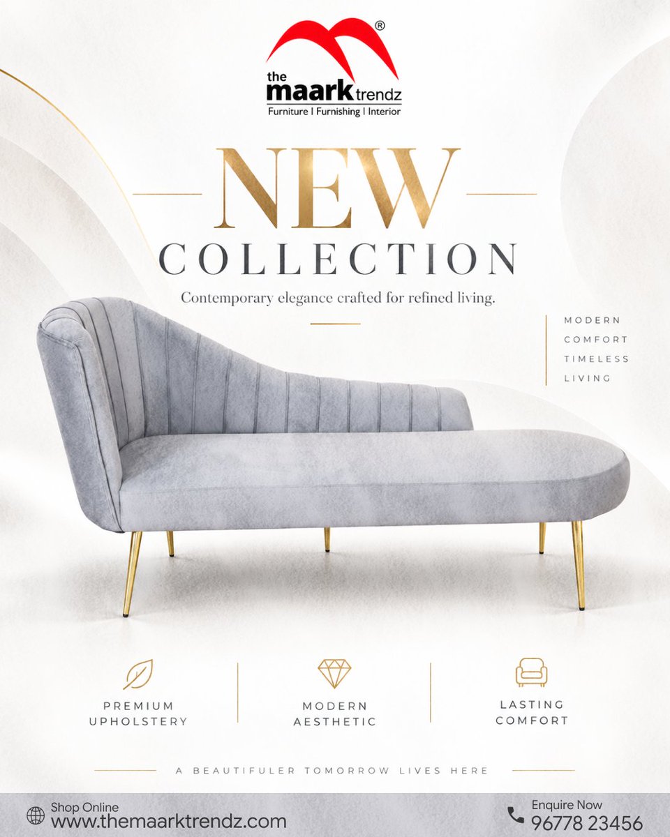 malar_amal's tweet photo. ✨ NEW COLLECTION | Contemporary Elegance ✨  Redefine your space with timeless design and modern comfort.  🤍 🛋️  📍 The Maark Trendz 🌐 [https://t.co/dT6Tf9K4fB] 📞 Enquire Now: 96778 23456  #TheMaarkTrendz #NewCollection #LuxuryFurniture #ModernFurniture #ContemporaryFurniture https://t.co/URdi0Zmnzw