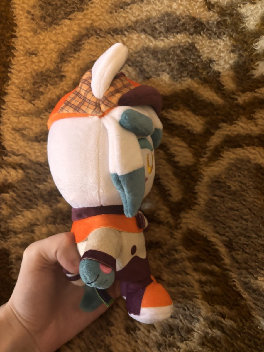 IiterallyMelon's tweet photo. @YonKaGor @Makeship i’m so happy! Speckie finally arrived! it’s number 1244^^ and yonka, thank you so much for all the music<3 🥹🤍🩵 #MyMakeShip https://t.co/wEmWr17AFR