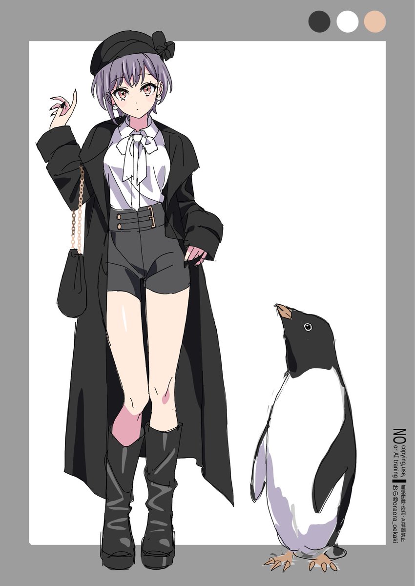 Oraora_oekaki's tweet photo. ペンギンコーデ🐧
#MyGO https://t.co/xekoii01J1