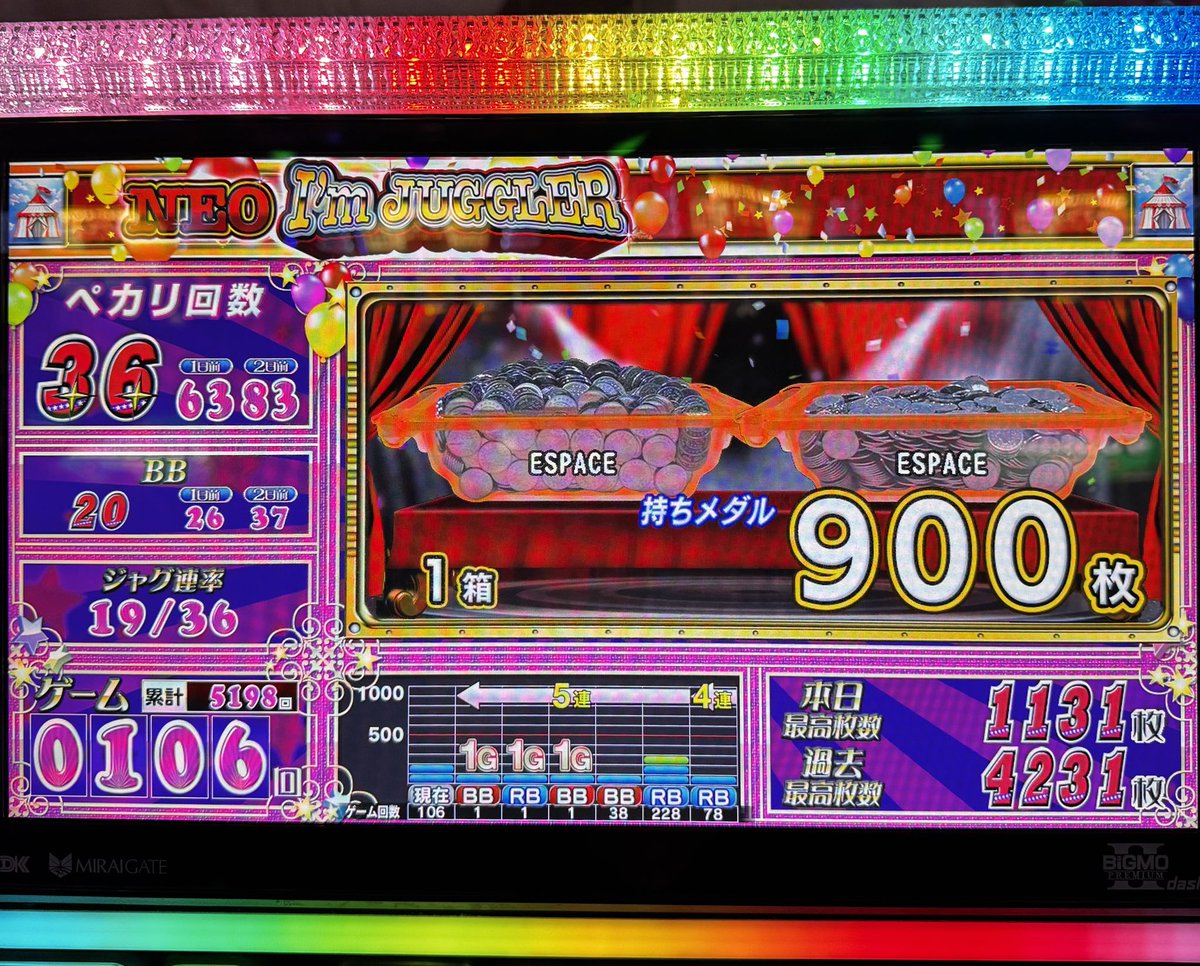 aisk58's tweet photo. 人生初の1ゲーム連3連とかいう奇跡 https://t.co/8ficLdN5ls