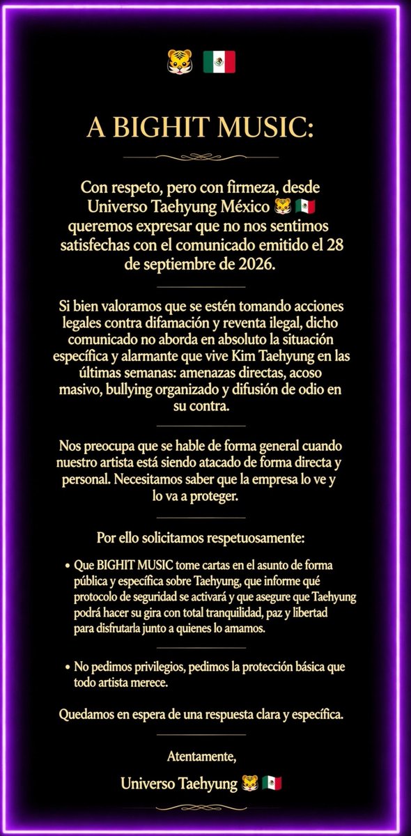 AriazNorma57274's tweet photo. PROTECT TAEHYUNG 
PROTECT YOUR ARTIST
BIGHIT AND HYBE TAKE ACTION
#ProtectTaehyung #ProtectYourArtist
@bts_bighit 
@HYBEOFFICIALtwt https://t.co/dCpV7HIKSx