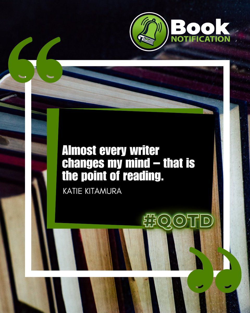 BookNotify's tweet photo. QOTD๐ฌ
#qotd #quotes #getnotified https://t.co/pglKoAd0rp
