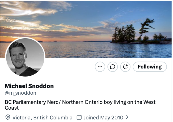 bobmackin's tweet photo. Nerd is not an official title. The real one is in public accounts. Another NDP staffer omitting his true job description from his X bio. He is top aide to @MikeFarnworth, who broke a 2019 promise to bring the Legislature under the FOI law. #bcpoli https://t.co/eNTHYagRE9