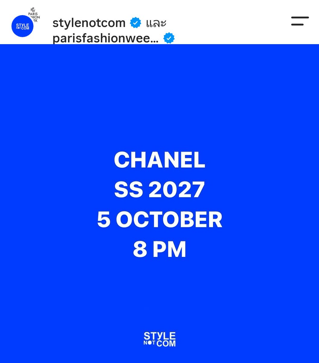 Hibiscus_M_'s tweet photo. 📢 Paris Fashion Week SS 2027 Start Today!!! 📢​

เริ่มเก็บยอดตั้งแต่วันที่ 28-6 ต.ค.
ถ้าน้องๆลงโพสแล้วแท็กแบรนด์​ ฝากทุกคนรุมไลค์/คอมเมนท์​/แชร์ช่วยกันนะคะ และฝากติดตามบ้านเทรน @trendlmneverdie ด้วยน๊า 🥺🙏🏻

#ลีน่าหมิว #LenaMiu
#ลีน่าลลินา #lalinalena
#หมิวณัชชา #MiuNatsha https://t.co/a8B5D8AdBj