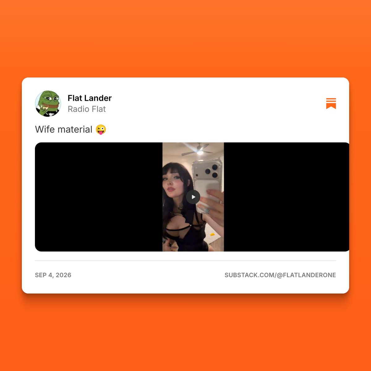 flatlanderorg's tweet photo. Wife material 😜 https://t.co/c0hA7hhDgt