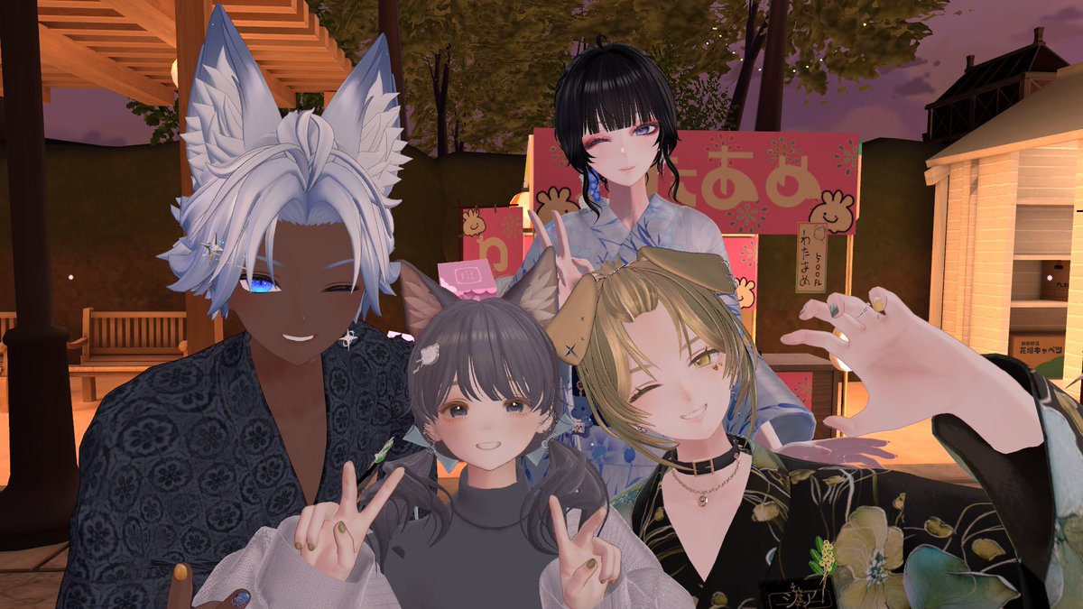 petadayo_1644's tweet photo. このまえはじめて、ぬるちゃんあいすちゃんにおすすめしてもらったイベントにお邪魔しました！
あねき引率ありがとう！
キャパオーバーでみんなは覚えられなかったけど、 たのしかった！
スタンプ、コンプした！わーーい！！
#DBｘFL_VRC
みんな優しかったです！また行きたい！！ https://t.co/PSPDLFK5fw