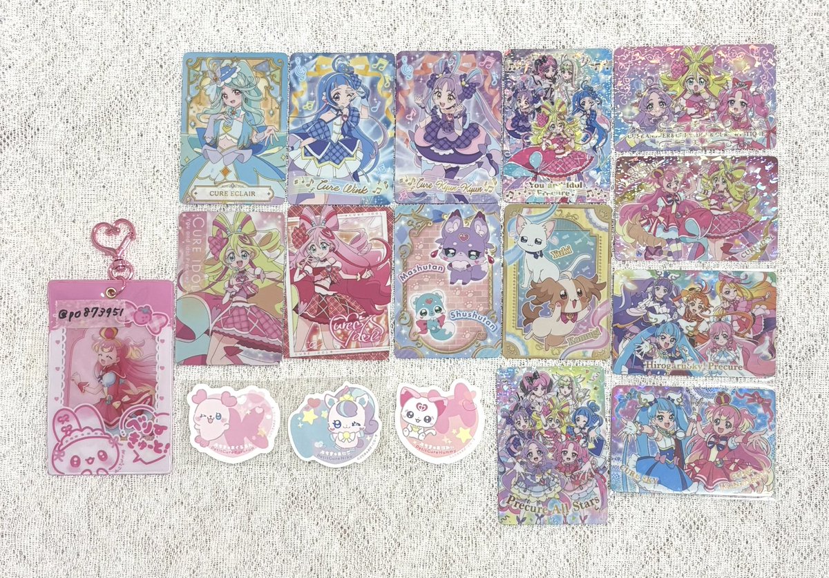 po873951's tweet photo. 【交換 買取 譲渡】映画 名探偵プリキュア キラキラカードグミ グミカ たんプリ キミプリ わんぷり プリキュア 

譲：画像1-3
求：今弾ワンダフル　定価＋送料

郵送交換>横浜手渡し
キラトレは比率違い可能です
検索からもお気軽にお声掛けください◎ https://t.co/ad0mpqLmc0