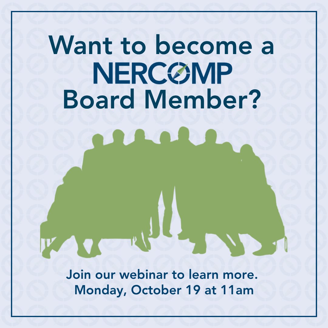 NERCOMP's tweet photo. At NERCOMP our board is made up of members just like you! Want to join us? Sign up for our informational webinar to learn about the process and what's involved. https://t.co/JkJ0qnhE8r https://t.co/7Yk6tbwoYx