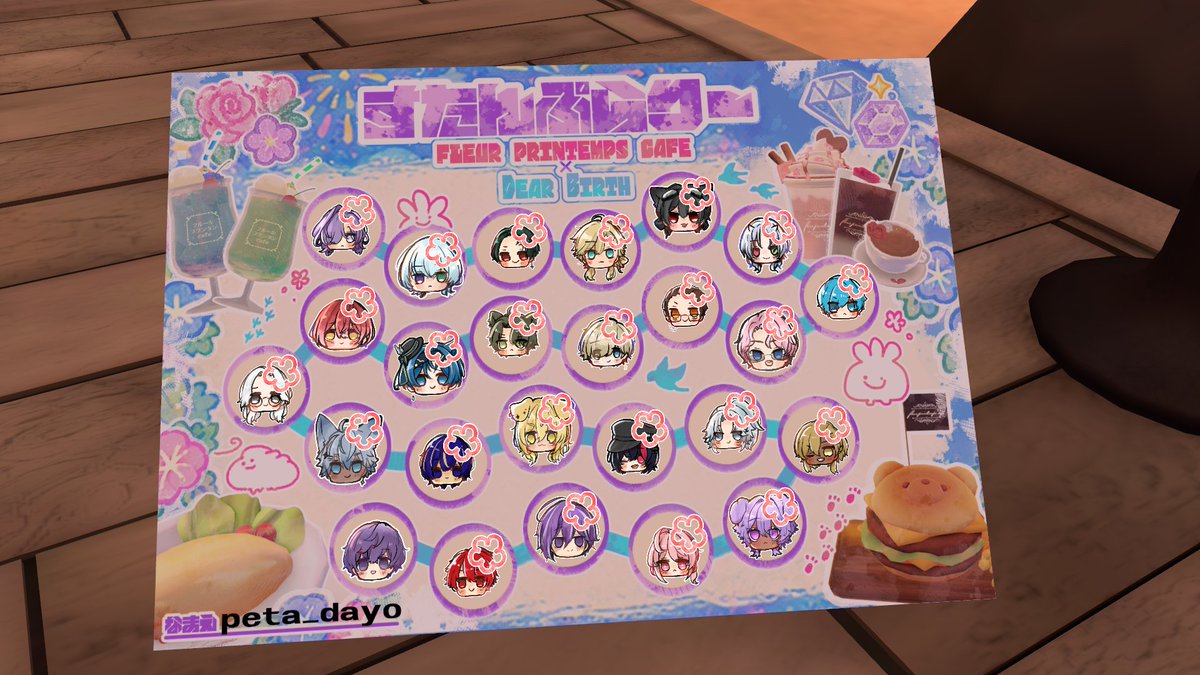 petadayo_1644's tweet photo. このまえはじめて、ぬるちゃんあいすちゃんにおすすめしてもらったイベントにお邪魔しました！
あねき引率ありがとう！
キャパオーバーでみんなは覚えられなかったけど、 たのしかった！
スタンプ、コンプした！わーーい！！
#DBｘFL_VRC
みんな優しかったです！また行きたい！！ https://t.co/PSPDLFK5fw
