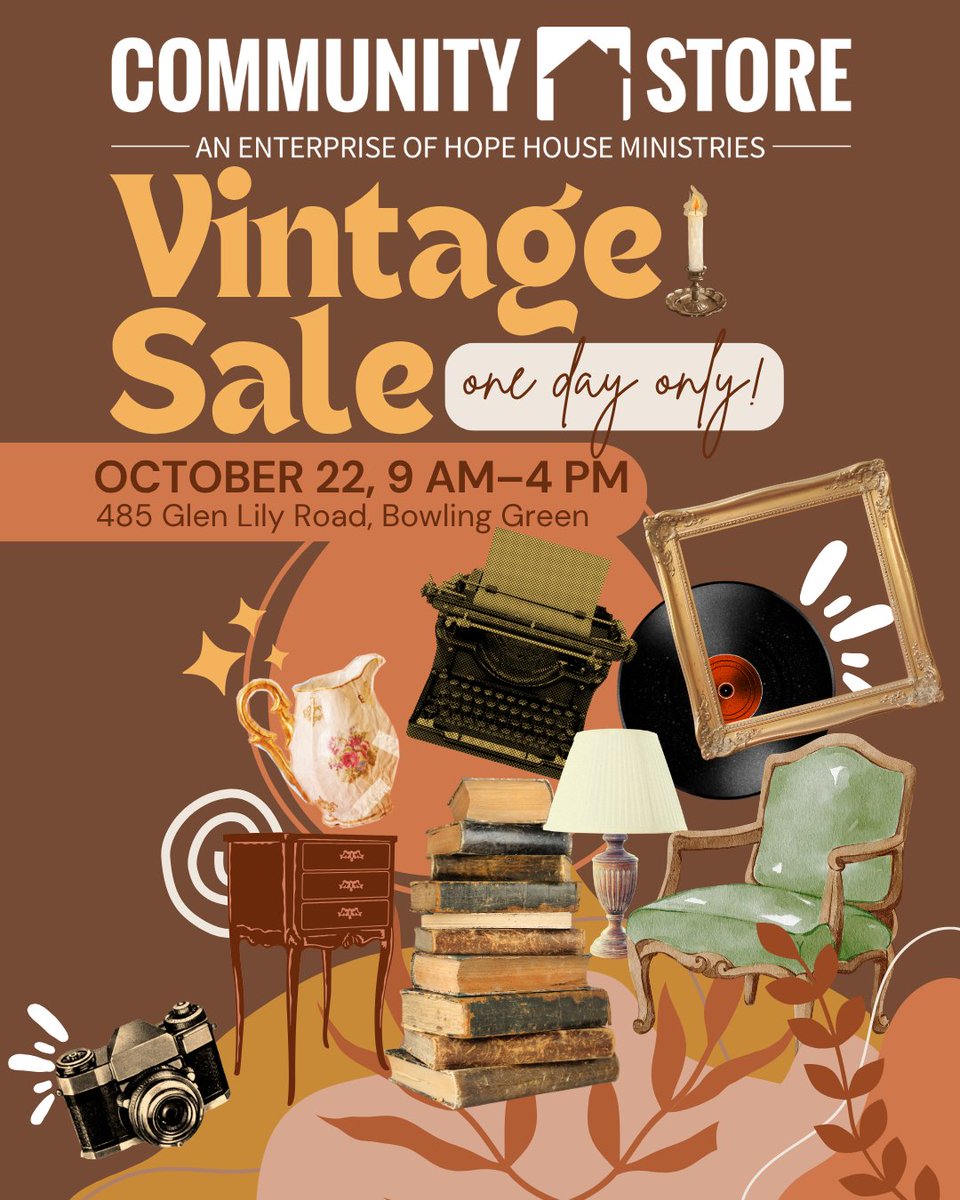 hopehousebg's tweet photo. Today is the day! Come shop our collection of vintage and antique items from 9-4 at 485 Glen Lily Road.
#thriftshop #antiques #vintagestyle #vintagedecor https://t.co/1WKWaowDUP
