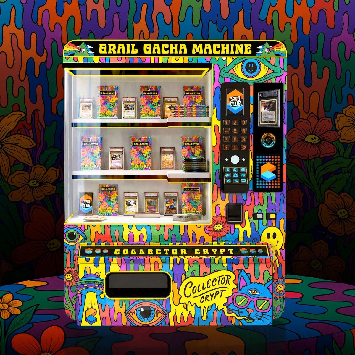 rip1000fun's tweet photo. $RIP is live. 

The $1,000 Pokémon Grail Rip.

Every trade generates creator fees that flow into the gacha vault. Once funded, @UseNosh opens a @Collector_Crypt  $1,000 Grail pack and one eligible $RIP holder receives the graded card pulled.

Hold. Win. Rip.

CA:
HgjHL6EkBW4wmhrS3yBBNvo1KaPBoyH2BZ1rEH9L2Fp9