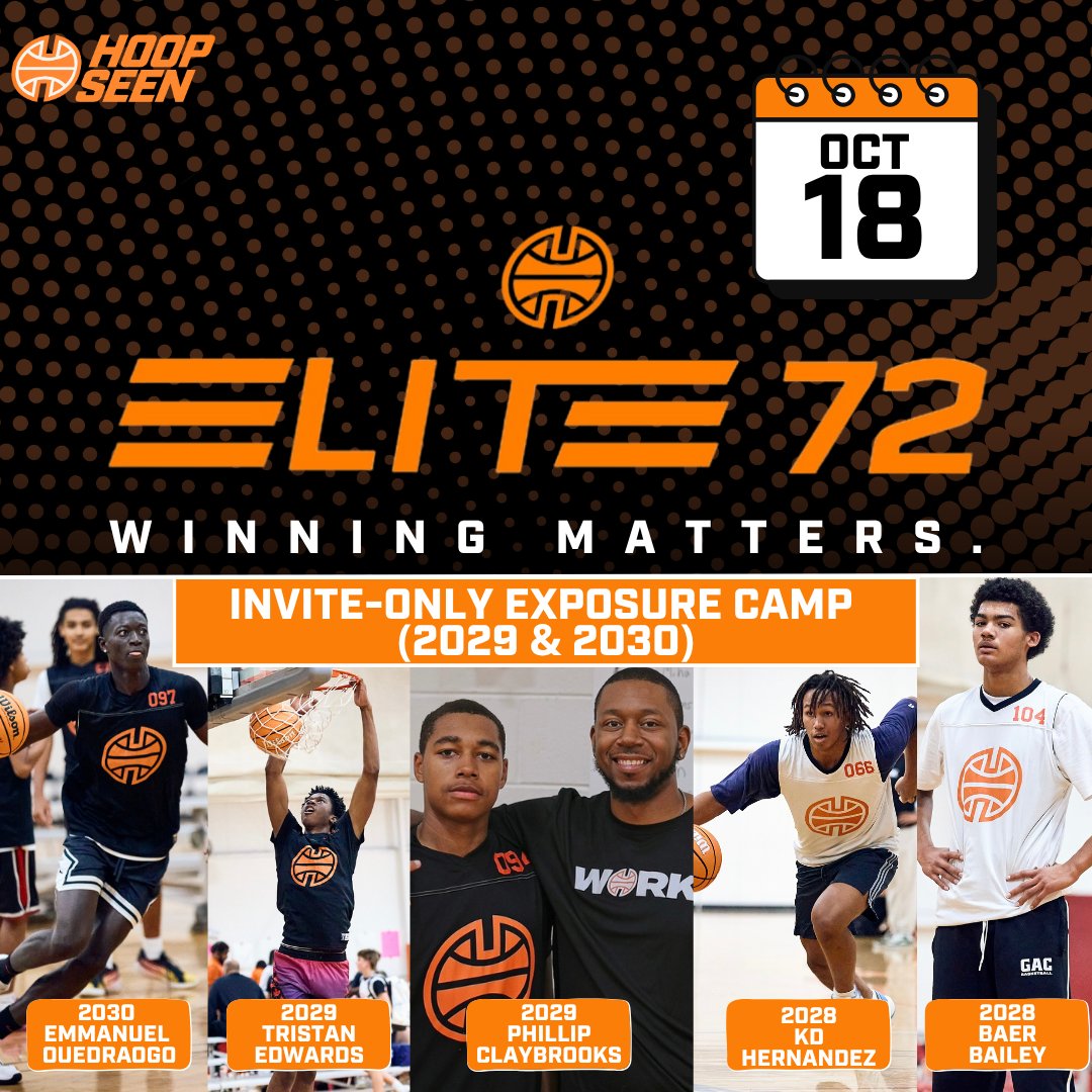 HoopSeenGA's tweet photo. The Elite 72 takes place October 18 at @Suwanee_Sports and features 72 of the best Freshman and Sophomores in the Region

This is an INVITE ONLY Opportunity

You can fill out the form here to apply for an invite: https://t.co/SnkVBGV4fS https://t.co/kw0nYgj0yL